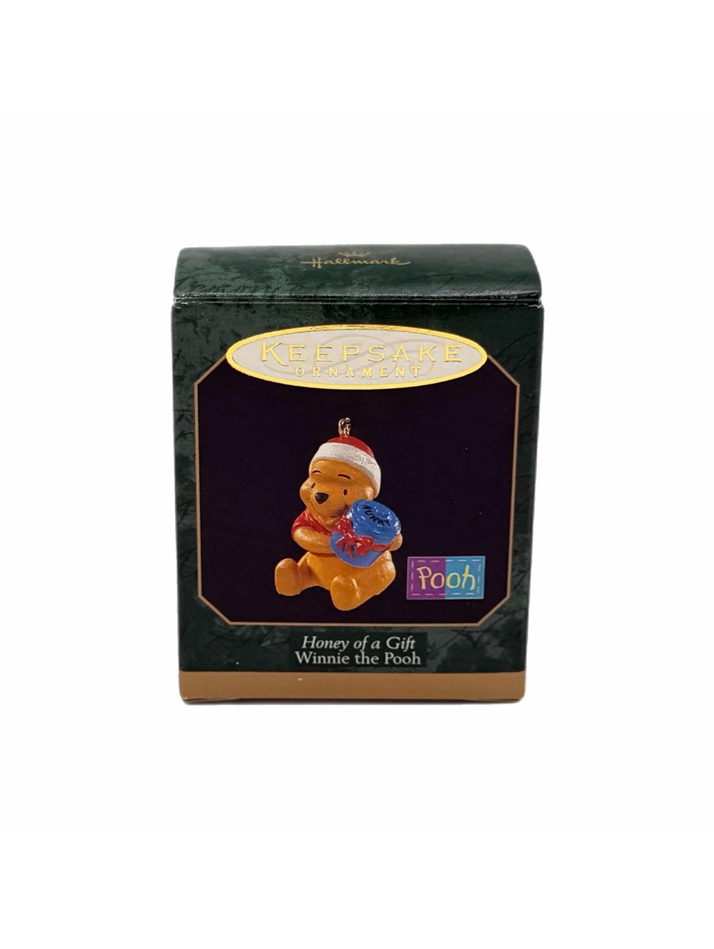 Vintage 1997 Hallmark Keepsake Miniature βHoney of a Giftβ Ornament